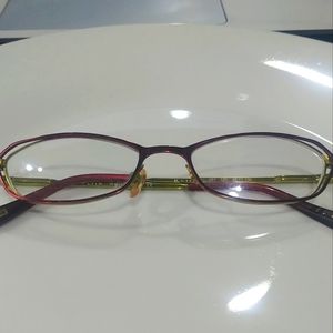 KLIIK DENMARK 231 121 Eyeglasses Frame 49-17-135 Burgundy Red/Gold